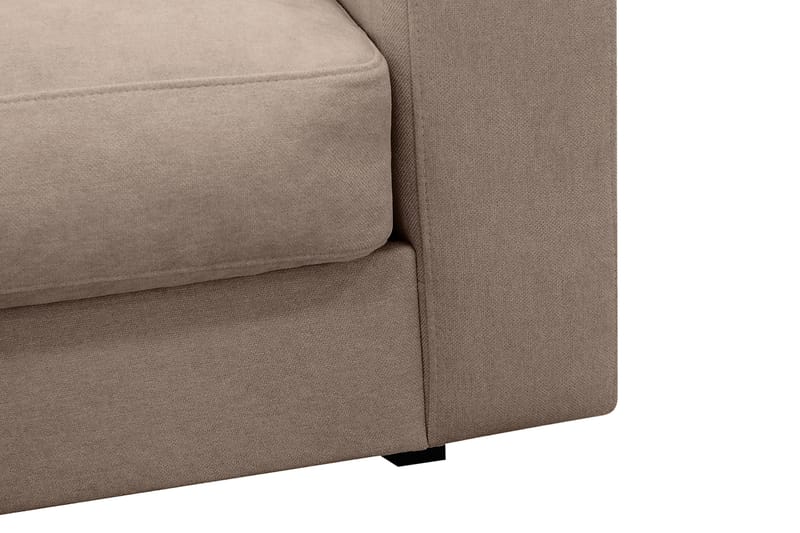 Valencia Ekstra Dyb 4-personers Sofa med Chaiselong Venstre - Mørkebrun - Møbler - Sofaer - Sofa med chaiselong