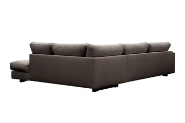 Valencia Ekstra Dyb 4-personers Sofa med Chaiselong Højre - Taupe - Møbler - Sofaer - Sofa med chaiselong