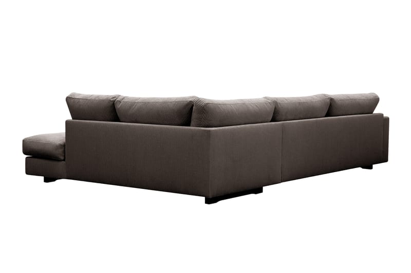 Valencia Ekstra Dyb 4-personers Sofa med Chaiselong Højre - Brun - Møbler - Sofaer - Sofa med chaiselong