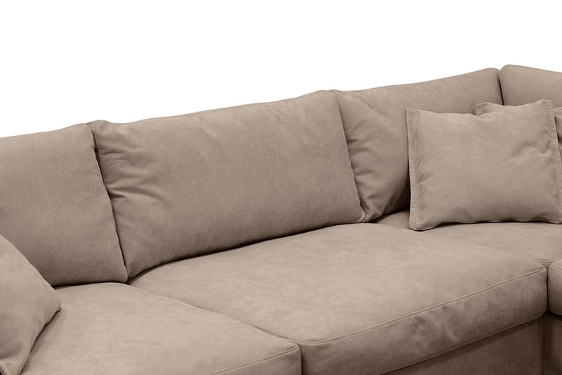 Valencia ekstra dyb 4-personers sofa med chaiselong til højre - Mørkebrun - Møbler - Sofaer - Sofa med chaiselong