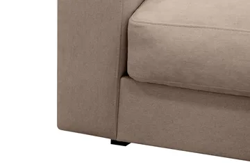 Valencia Ekstra Dyb 4-personers Sofa med Chaiselong Højre - Mørkebrun - Møbler - Sofaer - Sofa med chaiselong