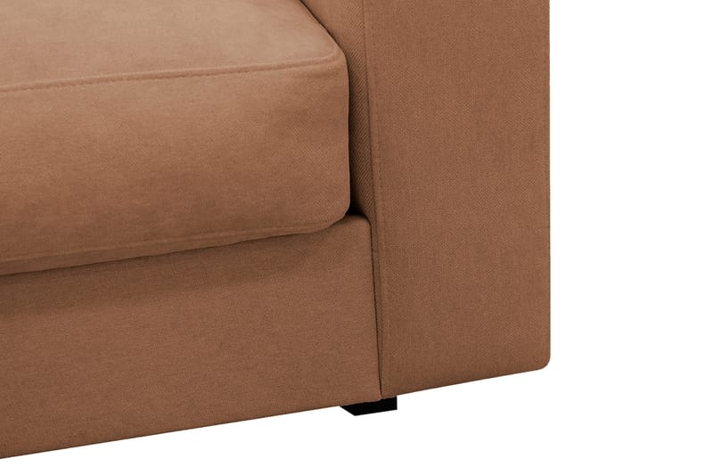 Valencia Ekstra Dyb 4-personers Sofa med Chaiselong Højre - Gulbrun - Møbler - Sofaer - Sofa med chaiselong