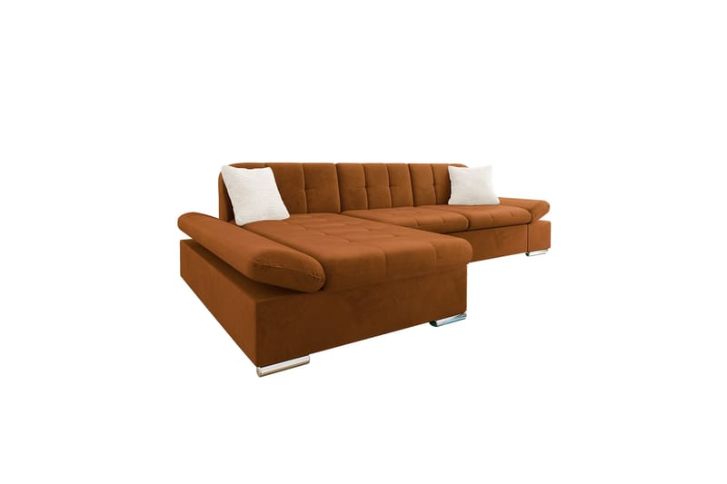 Vananda Soffa med Divan 3-personers - Orange - Møbler - Sofaer - Sofa med chaiselong