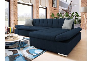 Vananda Soffa med Divan 3-personers - Marineblå - Møbler - Sofaer - Sovesofaer - Sovesofa chaiselong