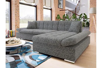 Vananda Soffa med Divan 3-personers - Marineblå - Møbler - Sofaer - Sovesofaer - Sovesofa chaiselong
