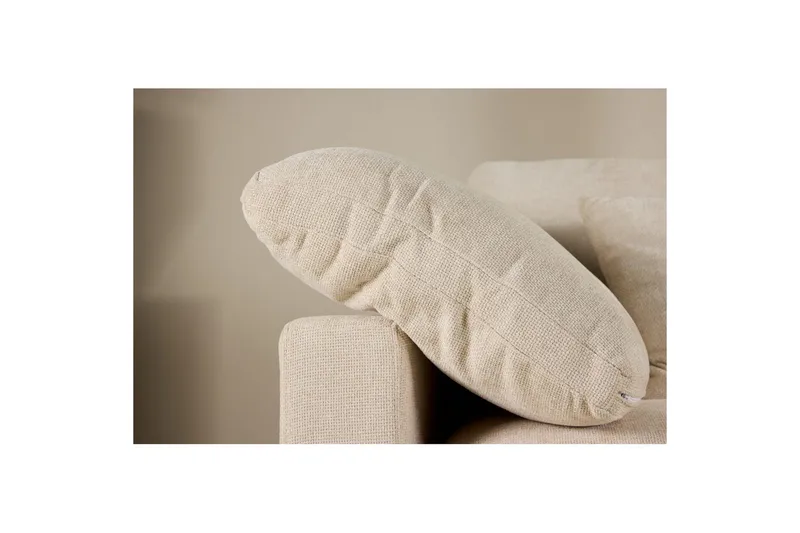 Vanlig Soffa med enkeldivan utan schäslong VIND Beige - Møbler - Sofaer - Sofa med chaiselong