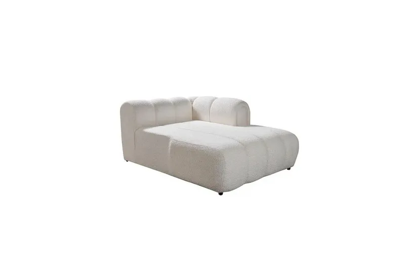 Varrel Sofa med divan 3-personers - Hvid - Møbler - Sofaer - Sofa med chaiselong
