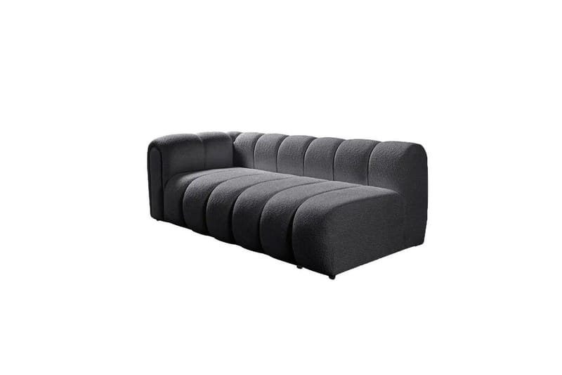 Varrel Sofa med divan 3-personers - Mørkegrå - Møbler - Sofaer - Sofa med chaiselong