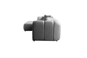 Varrel Sofa med divan 3-personers - Grå - Møbler - Sofaer - Sofa med chaiselong