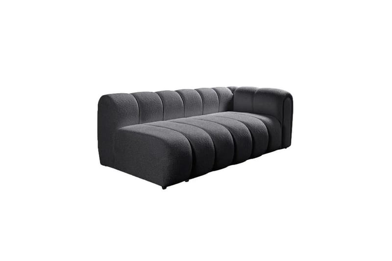 Varrel Sofa med divan 3-personers - Mørkegrå - Møbler - Sofaer - Sofa med chaiselong