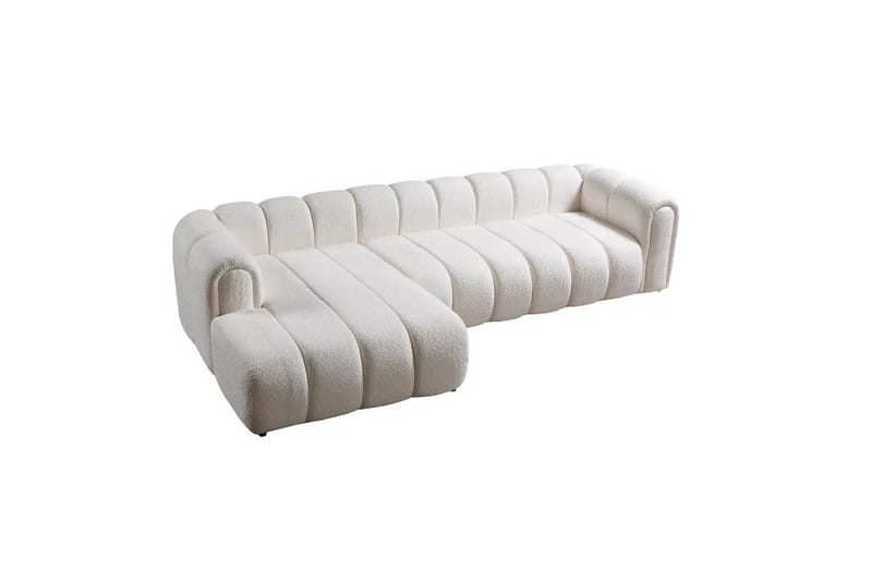 Varrel Sofa med divan 3-personers - Hvid - Møbler - Sofaer - Sofa med chaiselong