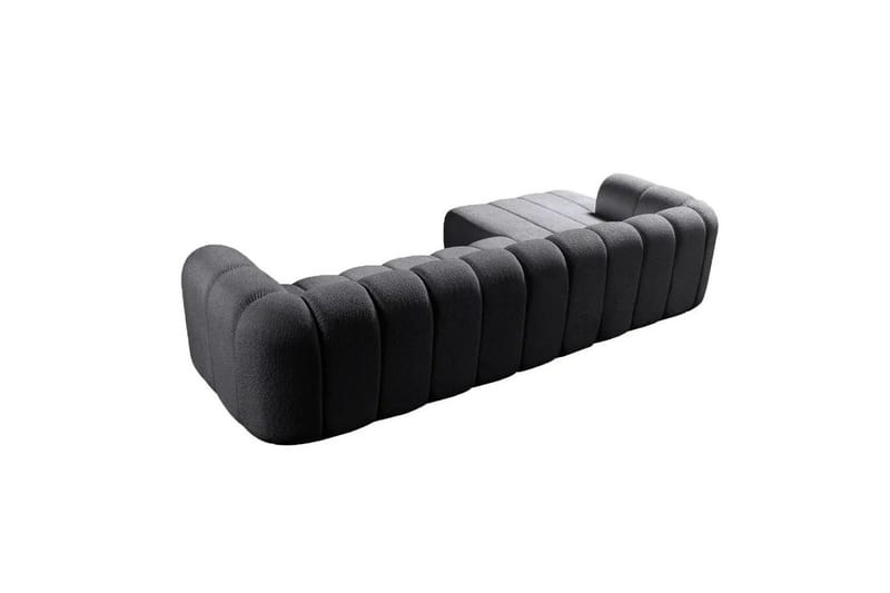 Varrel Sofa med divan 3-personers - Mørkegrå - Møbler - Sofaer - Sofa med chaiselong