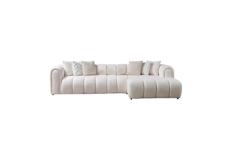 Varrel Sofa med divan 3-personers, Hvid