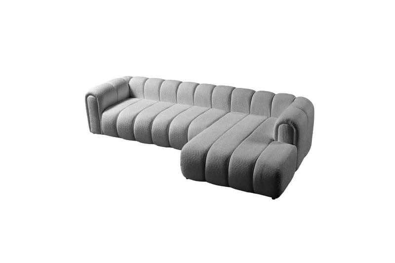 Varrel Sofa med divan 3-personers - Grå - Møbler - Sofaer - Sofa med chaiselong