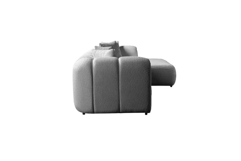 Varrel Sofa med divan 3-personers - Grå - Møbler - Sofaer - Sofa med chaiselong