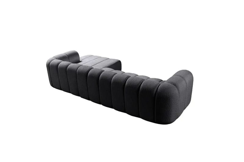 Varrel Sofa med divan 3-personers - Mørkegrå - Møbler - Sofaer - Sofa med chaiselong