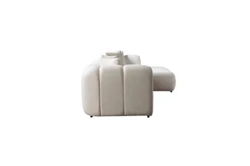 Varrel Sofa med divan 3-personers - Hvid - Møbler - Sofaer - Sofa med chaiselong