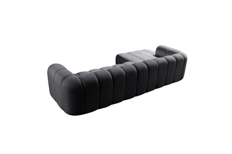 Varrel Sofa med divan 3-personers - Mørkegrå - Møbler - Sofaer - Sofa med chaiselong