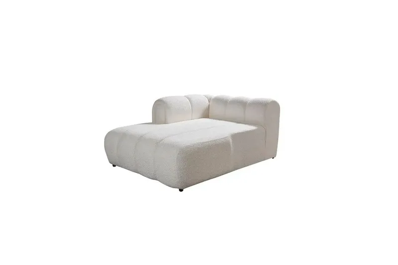 Varrel Sofa med divan 3-personers - Hvid - Møbler - Sofaer - Sofa med chaiselong