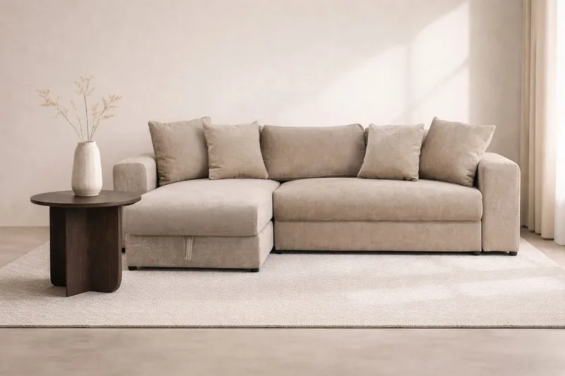 Chaiselongsofa Venture Home Bellman Beige, beige