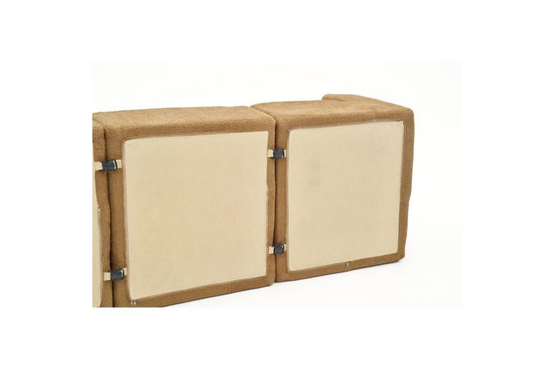 Veyno Sofa med Divan 3-sits - Brun - Møbler - Sofaer - Sofa med chaiselong