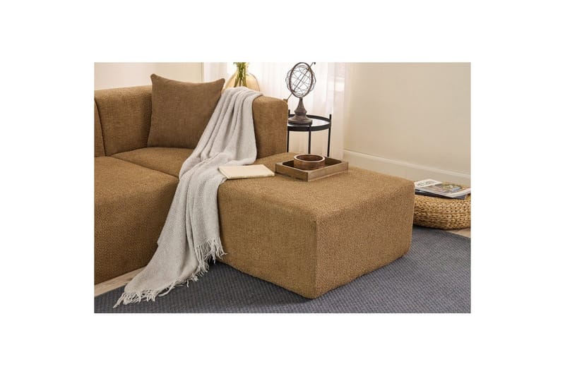 Veyno Sofa med Divan 3-sits - Brun - Møbler - Sofaer - Sofa med chaiselong