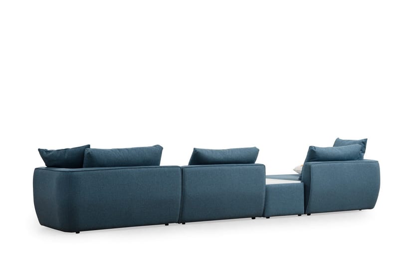 Viimse 3-personers Venstrevendt Sofa med Chaiselong 425 cm i Stof - Blå - Møbler - Sofaer - Sofa med chaiselong