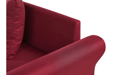 Vikna 3-Pers. Hjørnesofa - Mørkerød - Møbler - Sofaer - Sofa med chaiselong