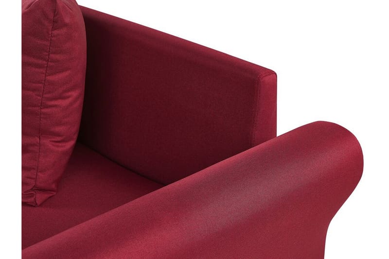 Vikna 3-Pers. Hjørnesofa - Mørkerød - Møbler - Sofaer - Sofa med chaiselong
