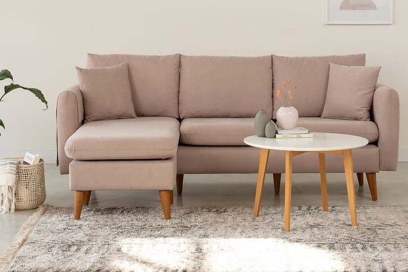 Wardenburg sovesofa venstre - Brun - Møbler - Sofaer - Sofa med chaiselong