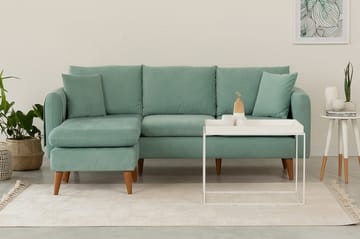 Wardenburg sovesofa venstre - Grøn - Møbler - Sofaer - Sofa med chaiselong