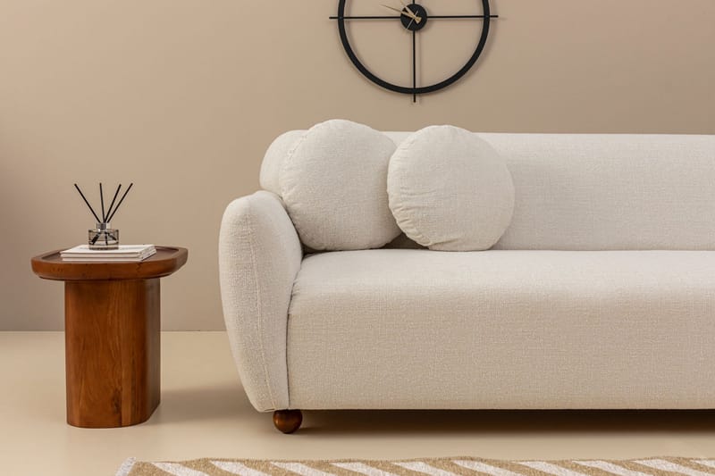 Whitecliffs Chaiselongsofa 3-personers - Hvid - Møbler - Sofaer - Sofa med chaiselong - 3 personers sofa med chaiselong
