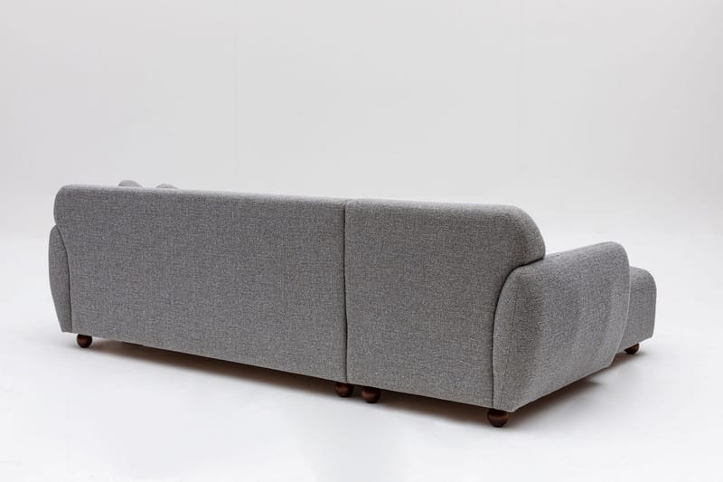 Whitecliffs Chaiselongsofa 3-personers - Grå - Møbler - Sofaer - Sofa med chaiselong - 3 personers sofa med chaiselong