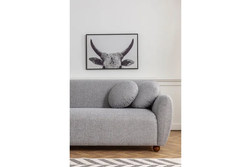 Whitecliffs Chaiselongsofa 3-personers - Grå - Møbler - Sofaer - Sofa med chaiselong - 3 personers sofa med chaiselong