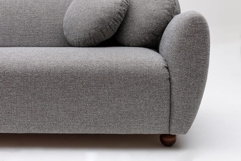 Whitecliffs Chaiselongsofa 3-personers - Grå - Møbler - Sofaer - Sofa med chaiselong - 3 personers sofa med chaiselong