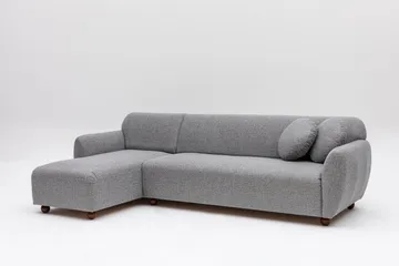 Whitecliffs Chaiselongsofa 3-personers - Grå - Møbler - Sofaer - Sofa med chaiselong - 3 personers sofa med chaiselong