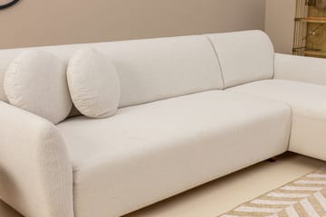 Whitecliffs Chaiselongsofa 3-personers - Hvid - Møbler - Sofaer - Sofa med chaiselong - 3 personers sofa med chaiselong