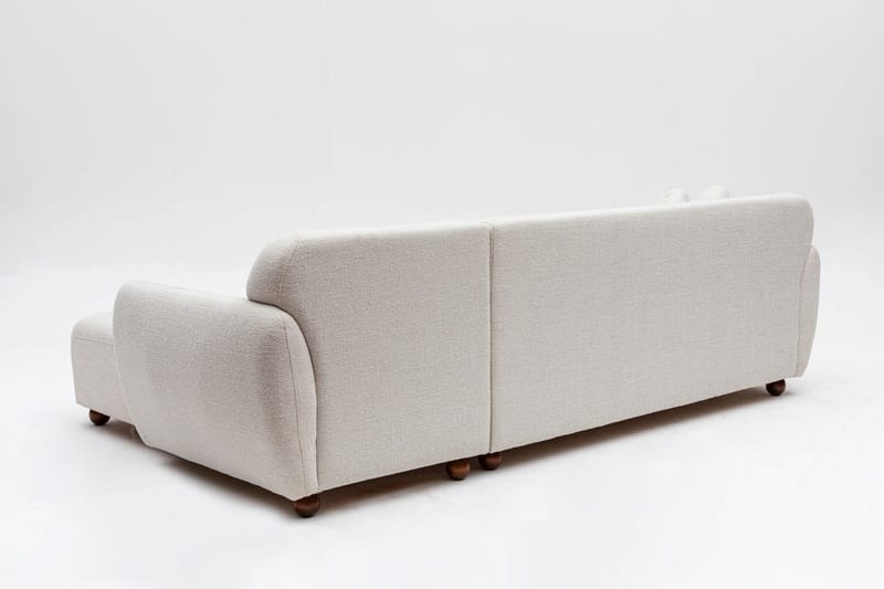 Whitecliffs Chaiselongsofa 3-personers - Hvid - Møbler - Sofaer - Sofa med chaiselong - 3 personers sofa med chaiselong
