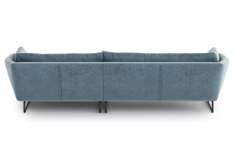 Ynnabo Chaiselongsofa - Blå - Sofa med chaiselong - 4 personers sofa med chaiselong