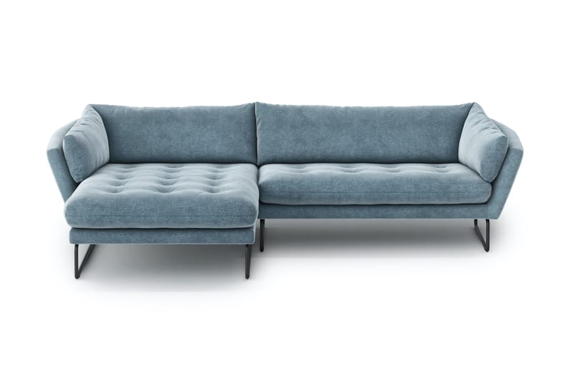 Ynnabo Chaiselongsofa - Blå - Sofa med chaiselong - 4 personers sofa med chaiselong