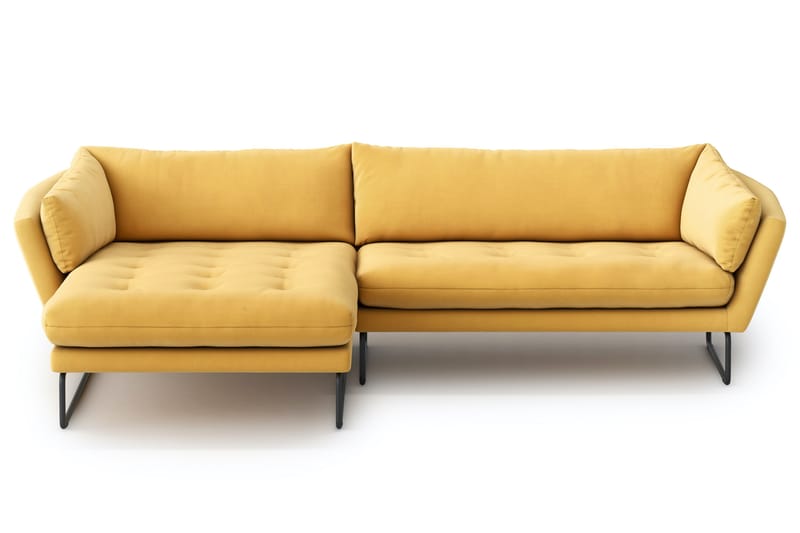 Ynnabo Chaiselongsofa - Gul - Møbler - Sofaer - Sofa med chaiselong