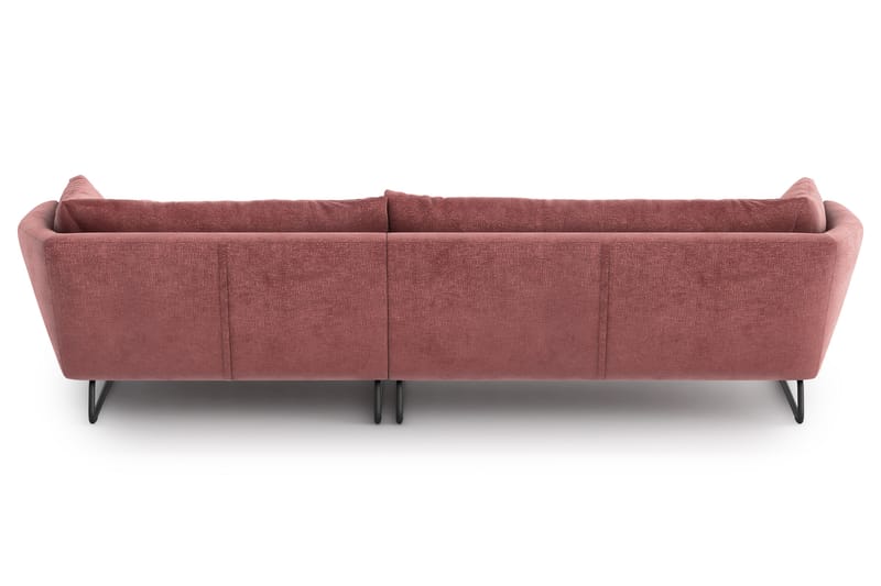 Ynnabo Chaiselongsofa - Lyserød - Møbler - Sofaer - Sofa med chaiselong