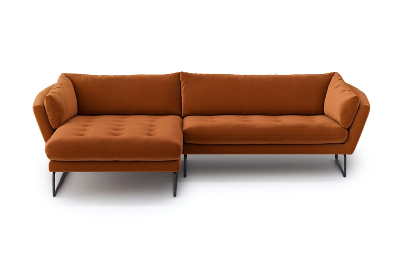 Ynnabo Chaiselongsofa - Rød - Sofa med chaiselong - 4 personers sofa med chaiselong