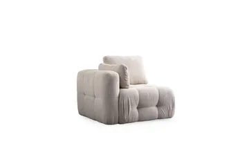 Yvara Sofa med Divan 2-sits - Beige - Møbler - Sofaer - Modulsofaer - Komplet modulsofa