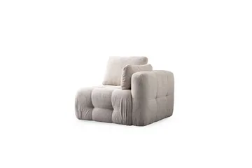 Yvara Sofa med Divan 2-sits - Beige - Møbler - Sofaer - Modulsofaer - Komplet modulsofa