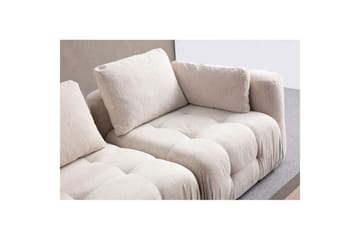 Yvara Sofa med Divan 2-sits - Beige - Møbler - Sofaer - Modulsofaer - Komplet modulsofa