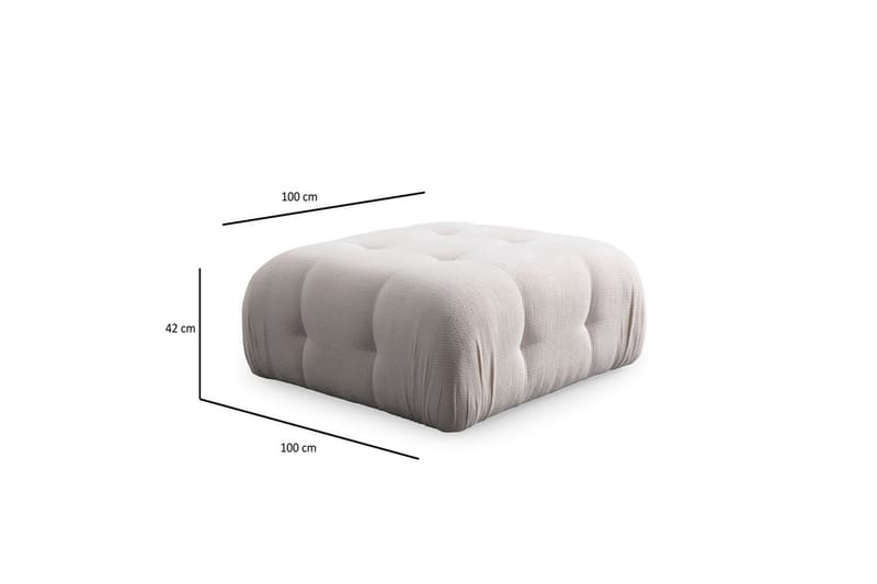 Yvara Sofa med Divan 2-sits - Beige - Møbler - Sofaer - Sofa med chaiselong