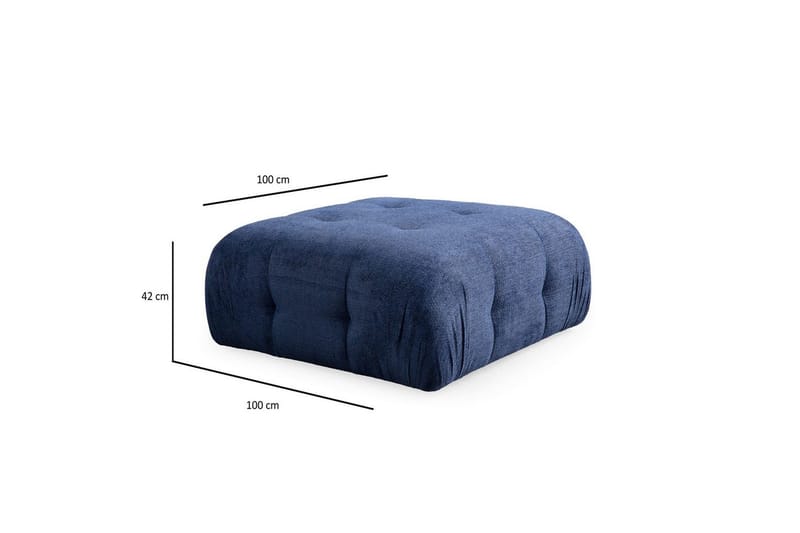 Yvara Sofa med Divan 2-sits - Marineblå - Møbler - Sofaer - Sofa med chaiselong