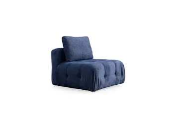 Yvara Sofa med Divan 4-sits - Blå - Møbler - Sofaer - Modulsofaer - Komplet modulsofa