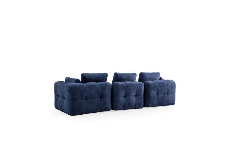 Yvara Sofa med Divan 4-sits - Blå - Møbler - Sofaer - Sofa med chaiselong